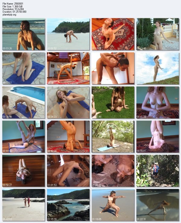 Beautiful young nudists practice yoga | Russianbare Beautiful young nudists practice yoga | Russianbare